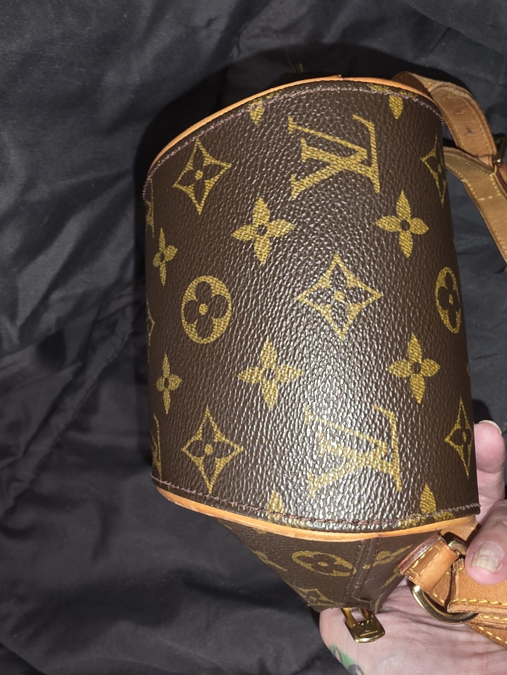 Louis Vuitton Monogram Backpack Crossbody - Brown/Tan - Picture 8 of 14